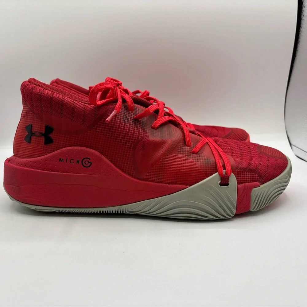 Under Armour Anatomix Spawn Red Men’s 3021263-603‎ Size 13 Basketball Shoes